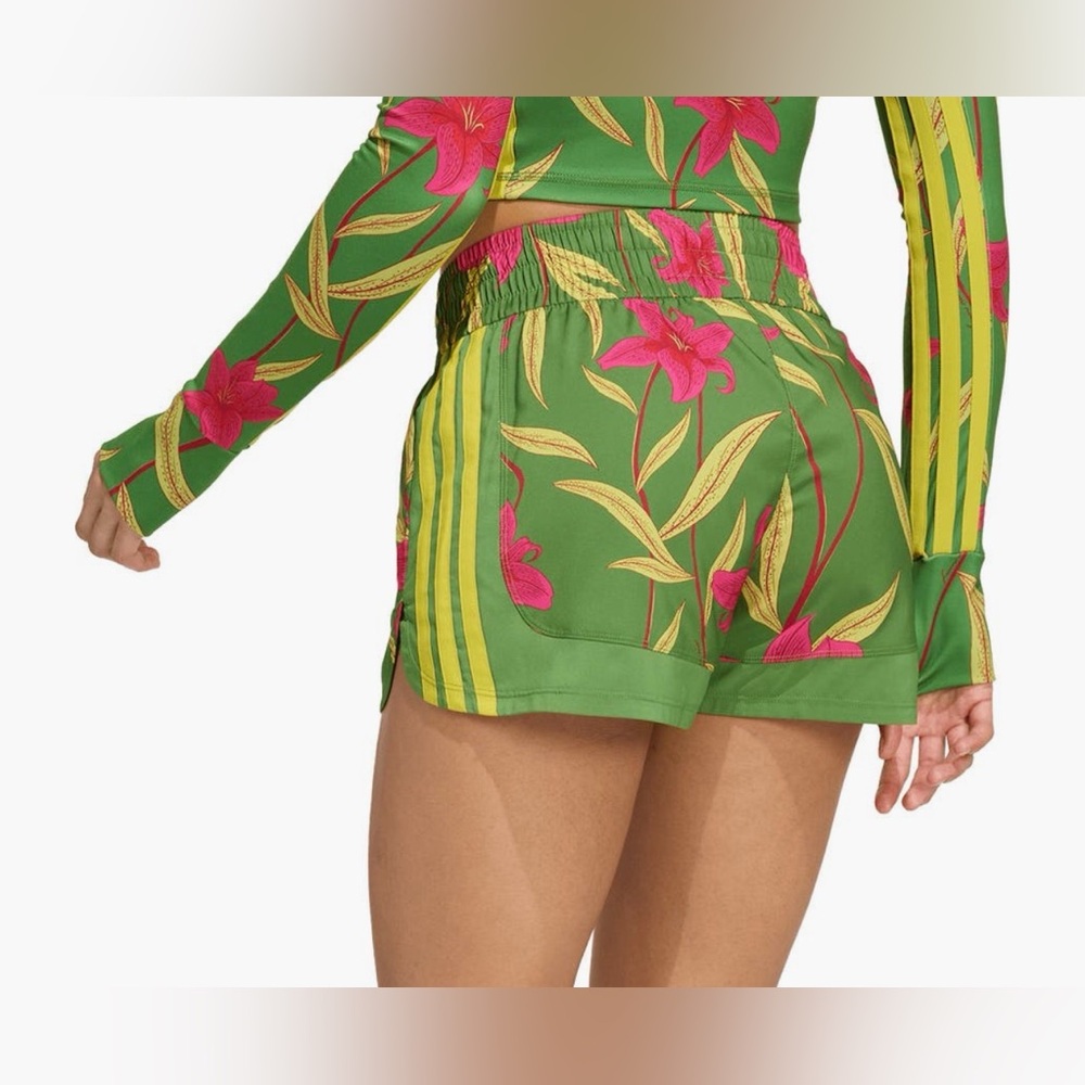 ADIDAS x FARM RIO PACER SHORTS - NWT